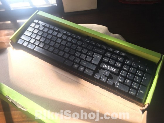 Delux KA150 USB Multimedia Keyboard